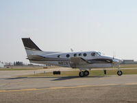 N826TM @ KFCM - Taxiing to Runway 10R before departing IFR to De Kalb, IL (DKB). - by Mitch Sando