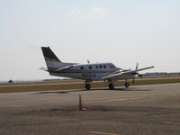 N826TM @ KFCM - Taxiing to Runway 10R before departing IFR to De Kalb, IL (DKB). - by Mitch Sando