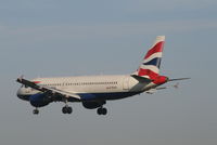 G-BUSG @ EBBR - flight BA388 is descending to rwy 25L