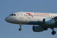 OE-LBN @ EBBR - arrival of flight OS351 to rwy 25L