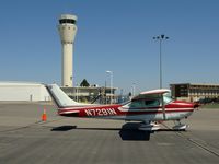 N7291N @ APA - With tower behind... - by Victor Agababov