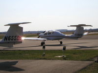 N136DS @ KFCM - Parked on the ramp at ASI Jet Center. - by Mitch Sando