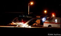 N117NG - A lit up, off on a patient transfer - by Paul Perry