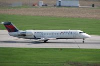N927CA @ CID - Nose just coming down after landing on Runway 27