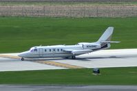 N349MC @ CID - Back taxiing to Alpha 4 after landing Runway 27