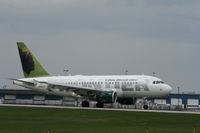 N906FR @ KMKE - Airbus A319