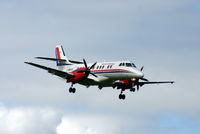 G-MAJO @ INV - On final approach at Inverness, 2006 - by KeithMac