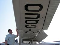 C-GQUO @ CYRO - Pre flight on Cessna 172N model at Rockliffe - by R Lam