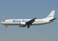 YR-BAD @ LEBL - On short final to RWY 25R. - by Jorge Molina