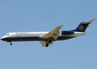 9A-BTE @ LEBL - Operated by Trade Air. - by Jorge Molina