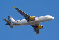 EC-JPL @ LEMG - Vueling Airbus 11 miles out from Malaga - by Steve Hambleton