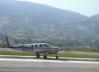 N113TM @ SZP - 1983 Beech B36TC BONANZA, Continental TSIO-520 Turbo Charged 300 Hp, takeoff roll Rwy 22 - by Doug Robertson