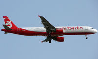D-ALSB @ GCTS - Air Berlin A321 on Approach to Tenerife South - by Terry Fletcher