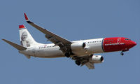 LN-NOC @ GCTS - Norwegian Shuttle B737 approaches Tenerife South - by Terry Fletcher