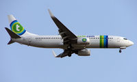 PH-HZM @ GCTS - Transavia B737 on approach to Tenerife South - by Terry Fletcher