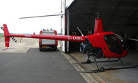 G-OBIL @ EGSF - Robinson R22 Beta at Peterborough Connington - by Terry Fletcher