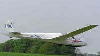 G-CHUU - Schleicher ASK-13 landing at Haddenham - by Simon Palmer