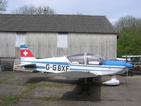 G-GBXF @ EGSN - Robin HR200 based at Bourn