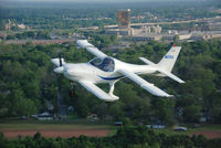 N27EA @ DTN - Pilot David Leedom - by Jay Smith