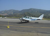 N704YB @ SZP - 1968 Beech 95-B55 (T42A) BARON, two Continental IO-470-L 260 Hp each, taxi - by Doug Robertson