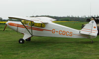 G-CDCS - Piper Pa12 Super Cruiser at Spanhoe - by Terry Fletcher