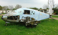 G-ARBN @ EGSP - Unidentified aircraft carcase at Peterborough Sibson - now identifed as G-ARBN - by Terry Fletcher