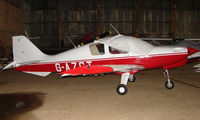 G-AZCT @ EGSP - Beagle at Sibson - by Terry Fletcher