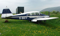 G-BICY @ EGSP - Piper Apache at Peterborough Sibson - by Terry Fletcher