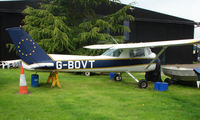 G-BOVT @ EGSP - Cessna 150M at Sibson - by Terry Fletcher