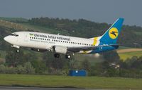 UR-GAL @ LOWW - UKRAINE B737 - by Delta Kilo