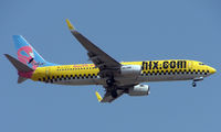 D-AHFX @ GCTS - Colouful Hapag Lloyd Express on approach to TFS