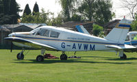 G-AVWM @ EGMC - Pa-28-140 of the Southend Flying Club