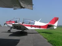 G-OTIB @ EGBT - Robin DR400 glider-tug from Tibenham seen at Turweston - by Simon Palmer