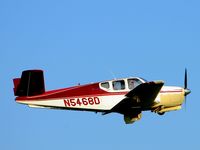 N5468D @ 5W8 - Departing runway 22 - by John W. Thomas