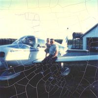 N4248J - Glen Smith with Grandson Trenton around 1974 - by Shirley Smith