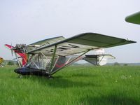 G-ROMW - AX2000 microlight at Weston Underwood - by Simon Palmer