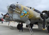 N93012 @ CMA - 1944 Boeing B-17G FLYING FORTRESS 'NINE O NINE', four Turbocharged Wright Cyclone R-1820-97 1,200 Hp each, Limited/Experimental class - by Doug Robertson