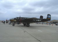 N3476G @ CMA - 1944 North American B-25N MITCHELL 'Tondelayo' as NL3476G, two Wright Cyclone R-2600s 1,700 Hp each, Limited class - by Doug Robertson