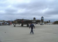 N3476G @ CMA - 1944 North American B-25N MITCHELL 'Tondelayo' as NL3476G, two Wright Cyclone R-2600s 1,700 Hp each, Limited class - by Doug Robertson