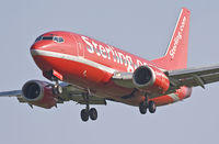 OY-APB @ EBBR - Short final rwy 02. - by Philippe Bleus