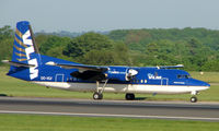 OO-VLV @ EGCC - Some of the typical traffic that can be seen at Manchester (Ringway)  International - by Terry Fletcher