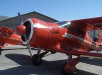N114H @ SZP - 1939 Beech D17S STAGGERWING, P&W R-985 Wasp Jr. 450 Hp, cowl - by Doug Robertson
