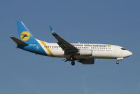 UR-GAH @ EBBR - arrival of flight PS901 to rwy 02 - by Daniel Vanderauwera