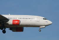LN-RNO @ EBBR - descending to rwy 02