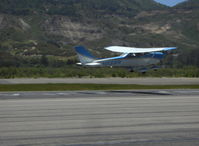 N100RP @ SZP - 1963 Cessna 172D, Continental O-300 145 Hp, takeoff climb Rwy 22 - by Doug Robertson