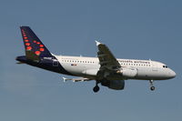 OO-SSP @ EBBR - descending to rwy 02