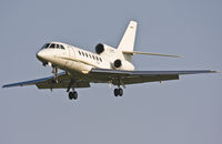 F-GXMC @ BRU - A real Mystère (mystery) on short final rwy 02. - by Philippe Bleus