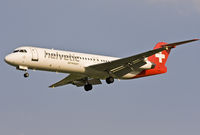 HB-JVG @ EBBR - New livery on short final rwy 02 - by Philippe Bleus
