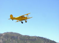 N1185V @ SZP - 1944 Beech D17S STAGGERWING, P&W R-985 Wasp Jr. 450 Hp, Takeoff climb Rwy 22 to SBP for lunch - by Doug Robertson