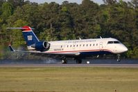 N423AW @ ORF - US Airways Express (operated by Air Wisconsin) N423AW (FLT AWI3899) from Philadelphia Int'l (KPHL) landing on RWY 23.